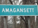 amagansett welcome sign